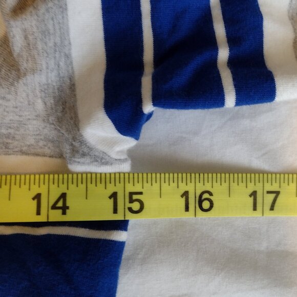 Girl's Land's End Blue Striped Cotton Dress. Nice Condition , Size 10-12 - Picture 6 of 12